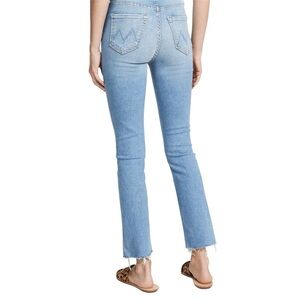 MOTHER The Pixie Dazzler Ankle Fray Jeans "Shoot To Thrill" Button Fly Size 25
